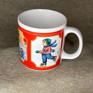 BORTZ CHOCOLATE COMPANY LIMITED EDITION COLLECTORS MUG WINTER HOLIDAY THEME